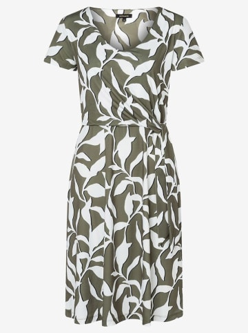 More & More Kleid in Khaki/ Weiß