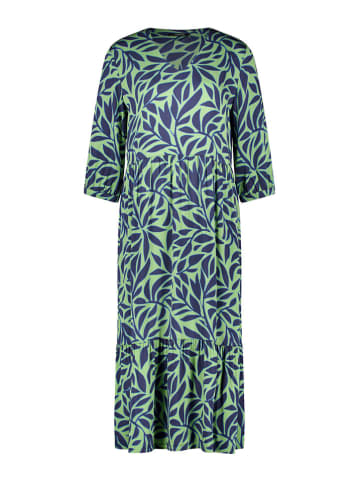 TAIFUN Jurk groen/donkerblauw