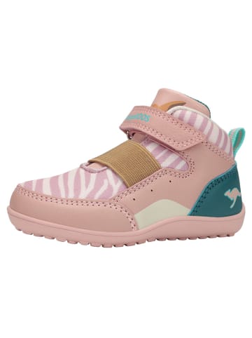 Kangaroos Barfußschuhe "K-BFI Peppy EV" in Rosa/ Weiß/ Blau