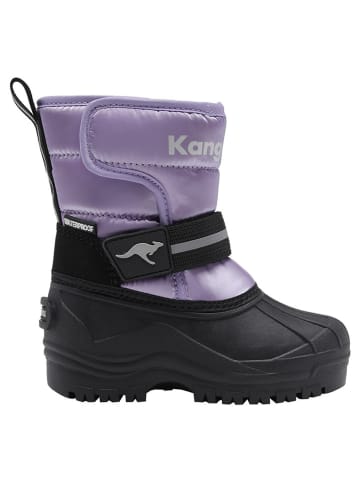 Kangaroos Winterstiefel "Shell II" in Schwarz/ Lila