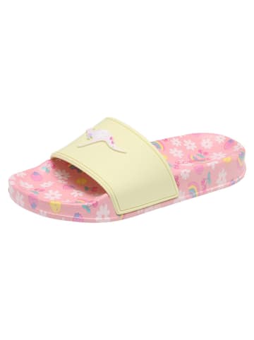 Kangaroos Klapki w kolorze żółto-jasnoróżowym