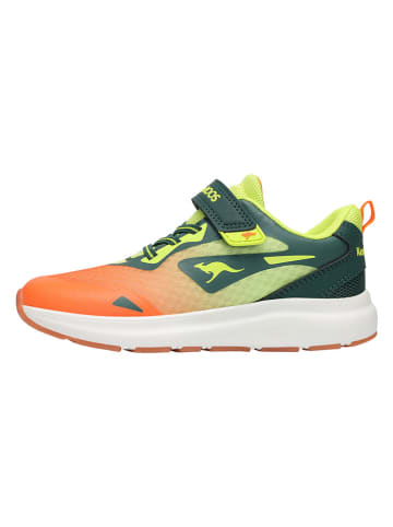 Kangaroos Sneakers "KB-Pang EV" in Grün/ Gelb/ Orange