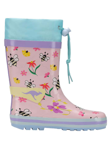 Kangaroos Gummistiefel "Summerrain" in Rosa/ Hellblau