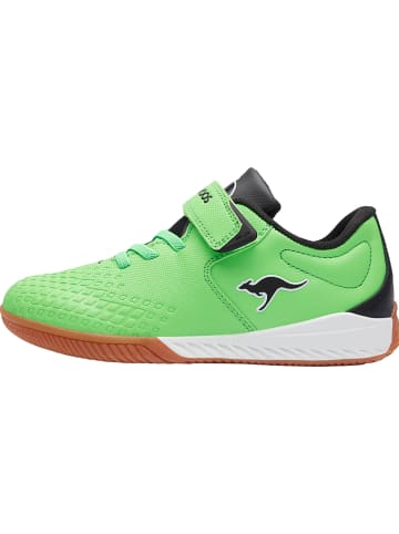 Kangaroos Buty sportowe "K5-Court EV" w kolorze jaskrawozielonym