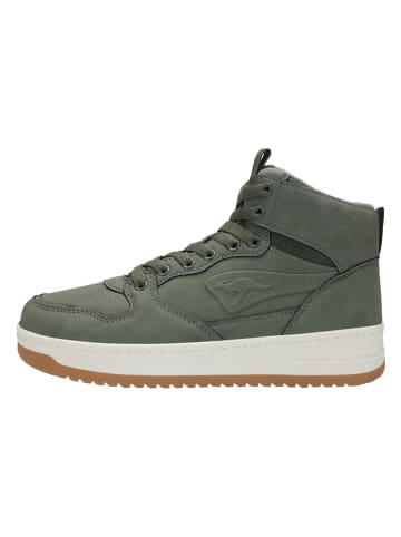 Kangaroos Sneakers "K-Top Power Mid" in Grün