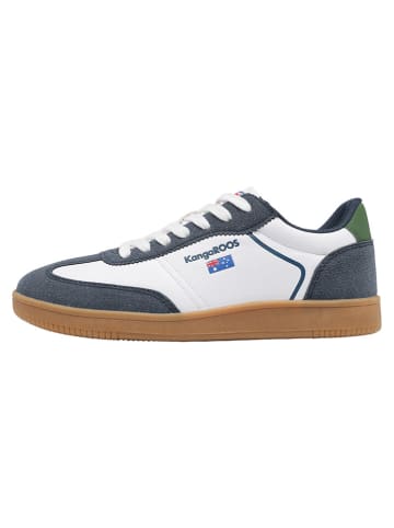 Kangaroos Sneakers "K-Nes Larry" in Weiß/ Dunkelblau