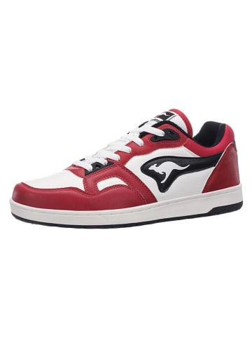 Kangaroos Sneakers "K-Slam Point" in Weiß/ Rot