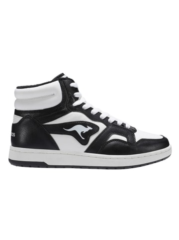Kangaroos Sneakers "K-Slam Point Mid" in Weiß/ Schwarz