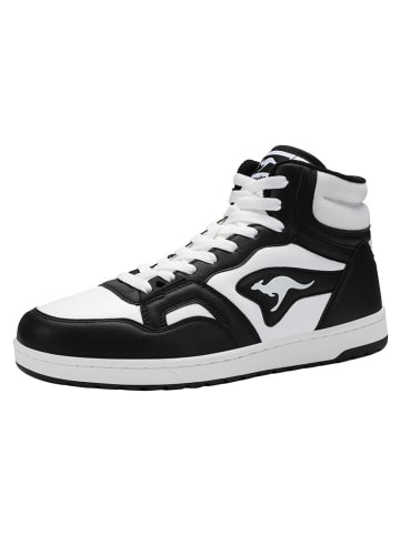 Kangaroos Sneakers "K-Slam Point Mid" in Weiß/ Schwarz