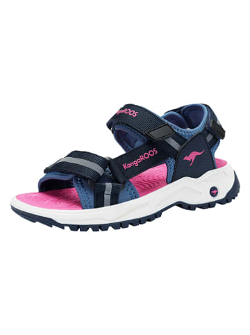 Kangaroos Sandalen in Pink/ Dunkelblau
