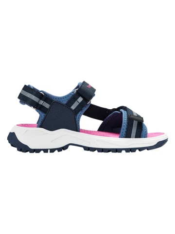 Kangaroos Sandały w kolorze granatowo-różowym