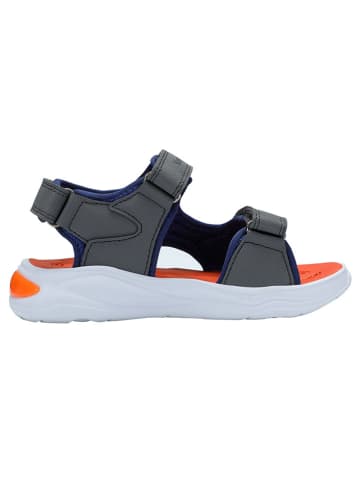 Kangaroos Sandalen "Ruffy" in Grau/ Orange