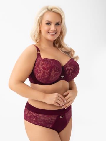 Gorsenia Figi high waist "Mila" w kolorze bordowym