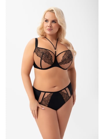 Gorsenia Figi high waist "Vida" w kolorze czarnym