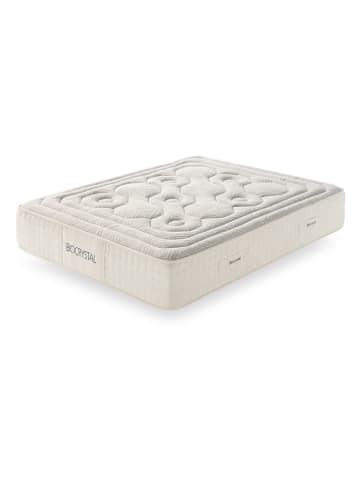 Moonia Matras "Biocrystal Selenium" lichtgrijs/wit