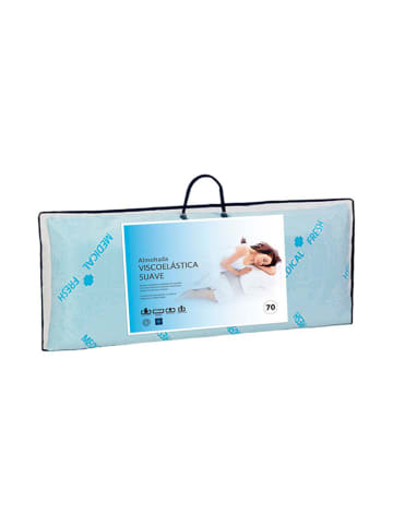 Moonia Kussen wit/blauw