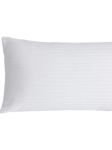 Moonia Satin-Kissenbezug "Falmo" in Weiß