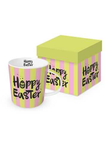 ppd Jumbotasse ''Hoppy Easter'' in Grün/ Rosa - 400 ml