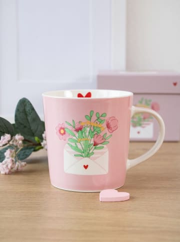 ppd Jumbotasse "Herzen für dich" in Rosa - 400 ml