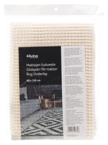 4Living Anti-Slip-Matte in Creme - (L)150 x (B)60 cm