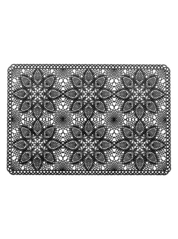 4Living Placemat "Lace" zwart - (L)30 x (B)45 cm