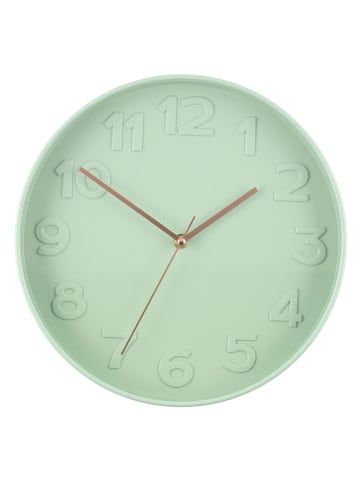 4Living Wandklok groen - Ø 29,5 cm