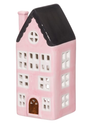 4Living Windlicht "Copenhagen" lichtroze - (B)8,5 x (H)20,5 x (D)8,5 cm