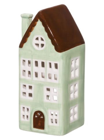 4Living Windlicht "Copenhagen" groen - (B)8,5 x (H)20,5 x (D)8,5 cm