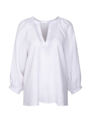 Seidensticker Leinen-Bluse in Weiß