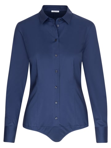 Seidensticker Blusenbody in Dunkelblau