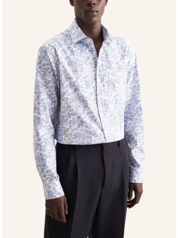 Seidensticker Hemd in Hellblau/ Weiß