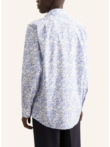 Seidensticker Hemd in Hellblau/ Weiß