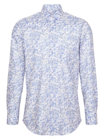 Seidensticker Hemd in Hellblau/ Weiß