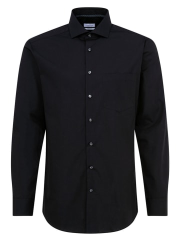 Seidensticker Koszula - Regular fit - w kolorze czarnym