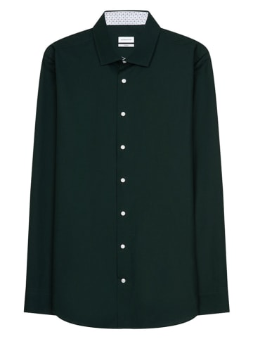 Seidensticker Blouse - slim fit - donkergroen