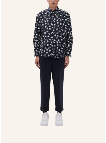 Seidensticker Hemd in Schwarz/ Weiß