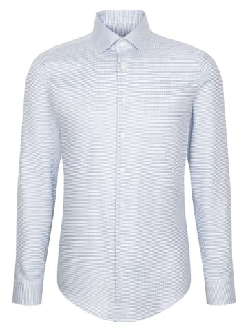 Seidensticker Hemd - Slim fit - in Grün/ Weiß