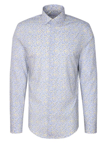 Seidensticker Hemd - Slim fit - in Hellblau/ Gelb