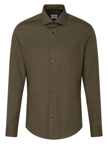 Seidensticker Hemd - Slim fit - in Khaki