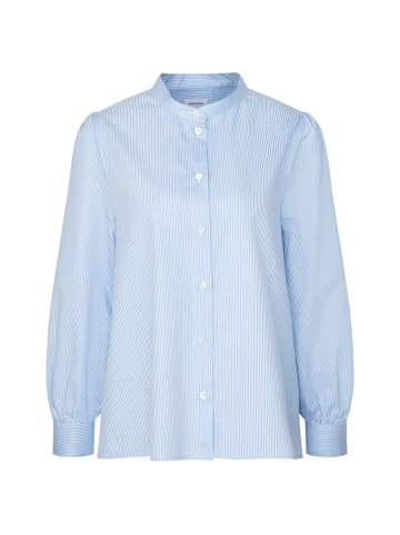 Seidensticker Bluse in Hellblau/ Weiß