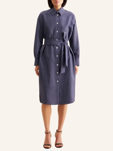 Seidensticker Kleid in Dunkelblau/ Weiß