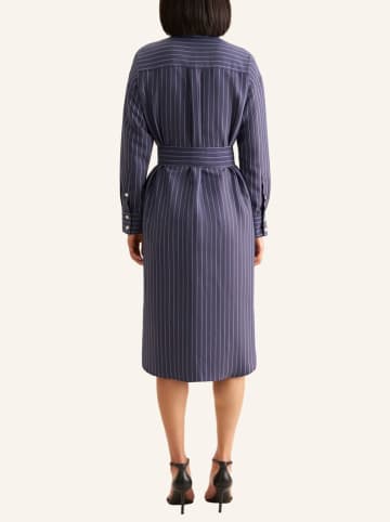 Seidensticker Kleid in Dunkelblau/ Weiß