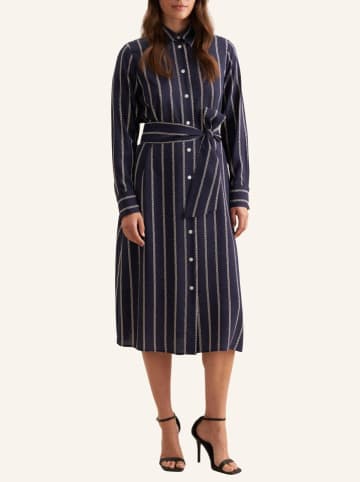 Seidensticker Jurk donkerblauw/wit