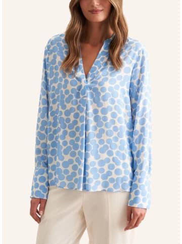 Seidensticker Bluse in Hellblau/ Weiß