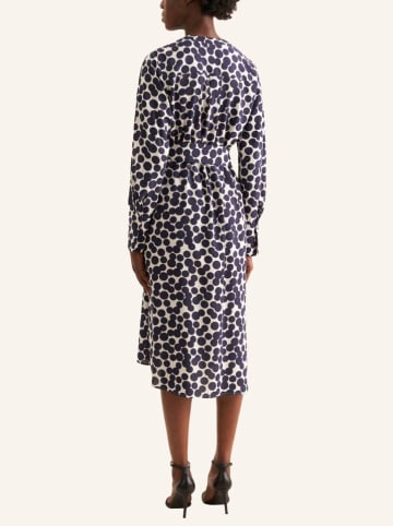 Seidensticker Sukienka w kolorze granatowo-białym