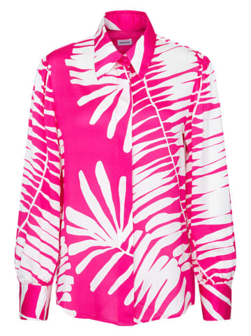 Seidensticker Bluse in Pink/ Weiß