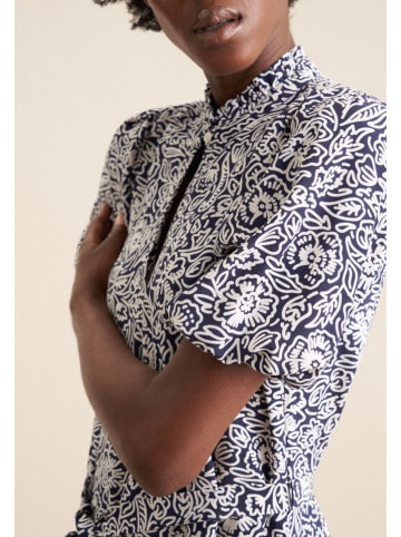 Seidensticker Sukienka w kolorze granatowo-białym