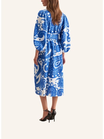 Seidensticker Kleid in Blau/ Weiß