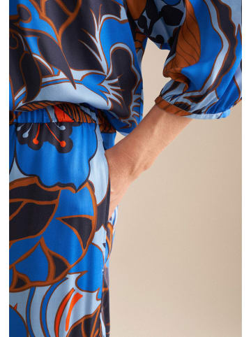 Seidensticker Hose in Blau/ Orange