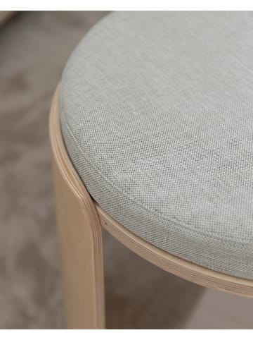 FITWOOD Sitzkissen ''USVA'' in Hellgrau - Ø 52 cm